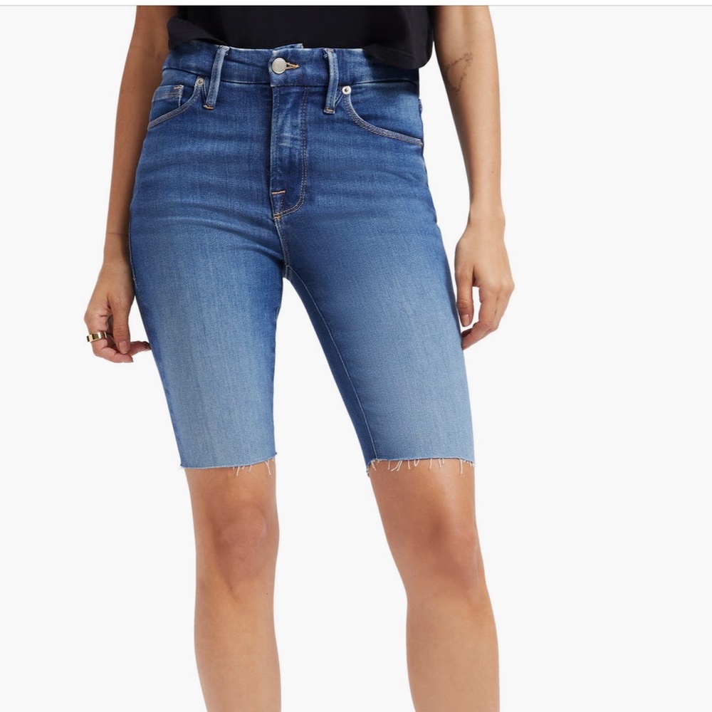 Good American Blue Denim Women's Shorts